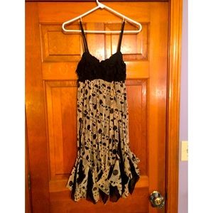 Black & Gold party dress